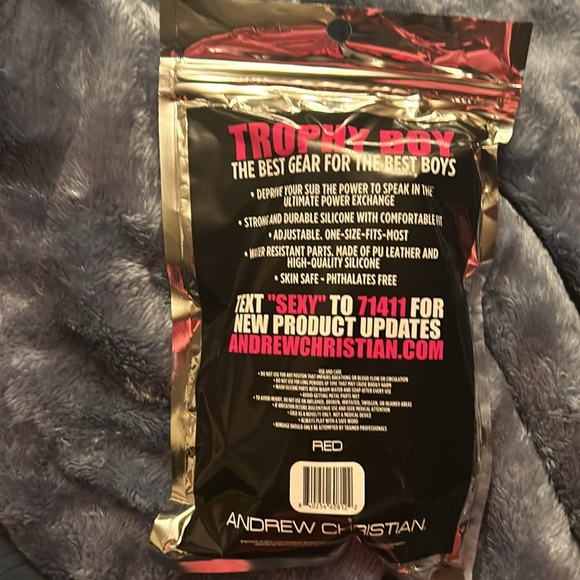 Andrew Christian trophy, boy, dog bone gag adult toy - Picture 2 of 2